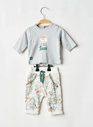 Set pantaloni plasă fină albastru SUCRE D'ORGE garcon