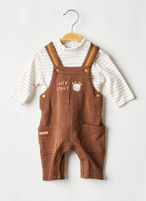 Set pantaloni maro SUCRE D'ORGE băiat