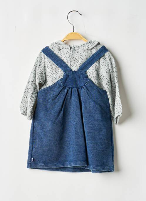 Set rochie albastru SUCRE D'ORGE fată