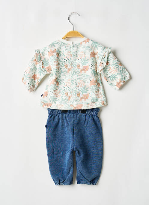 Set pantaloni alb SUCRE D'ORGE fată