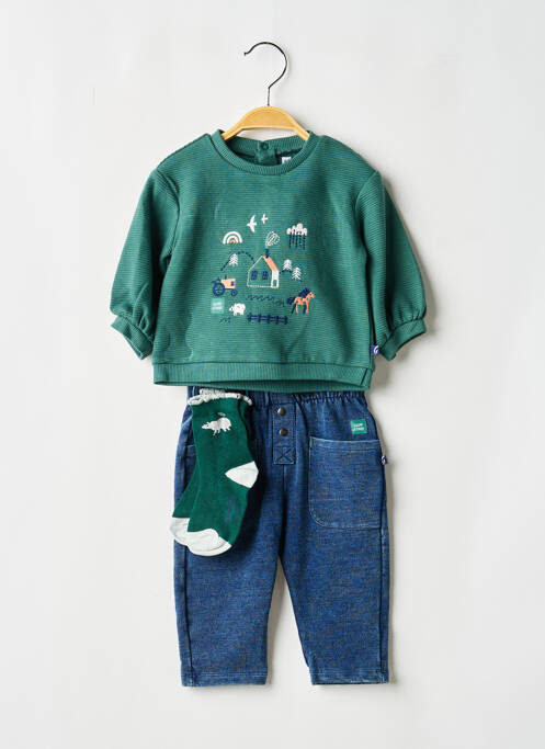 Set pantaloni verde SUCRE D'ORGE băiat