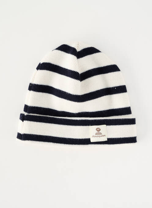 Căciulă alb MOUSQUETON băiat