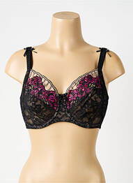 Sutien broderie sutien cupe întregi cu decolteu înalt negru PRIMADONNA femeie