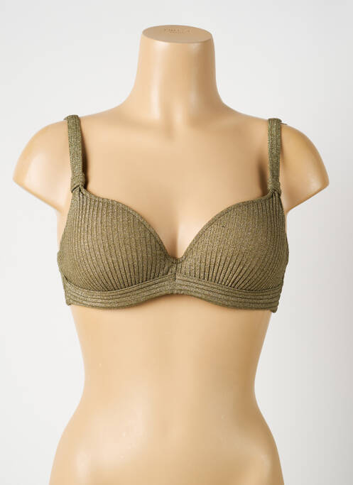 Sutien de costum de baie top sutien modelat top sutien modelat auriu MARIE JO femme