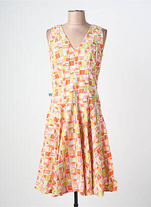 Rochie midi portocaliu KALI YOG femeie