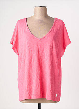 Tricou roz MOUSQUETON femeie