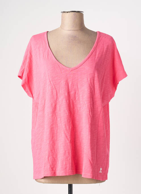 Tricou roz MOUSQUETON femeie