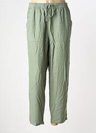 Pantalon drept țesătură crep mărime normală verde WHITE STUFF femeie