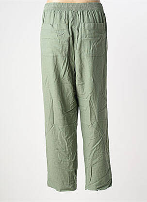 Pantalon drept țesătură crep mărime normală verde WHITE STUFF femeie