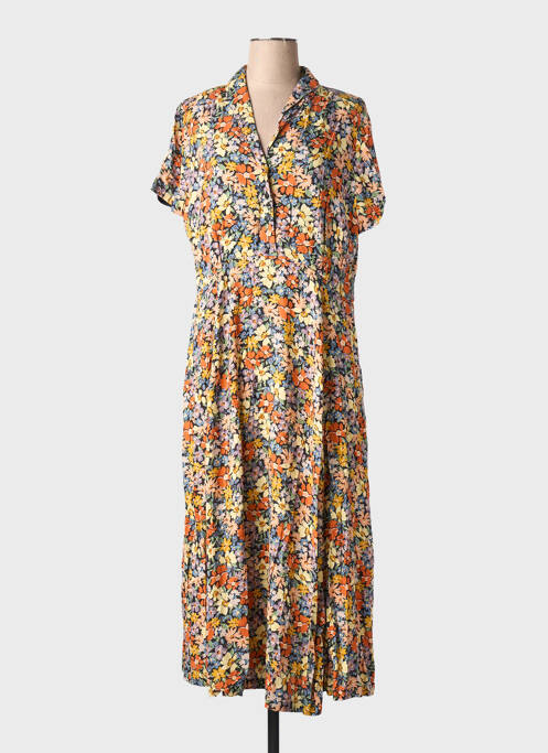 Rochie lungă galben EMILYANDFIN femeie