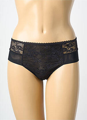 Tanga broderie negru AVET femeie