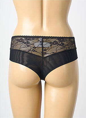Tanga broderie negru AVET femeie