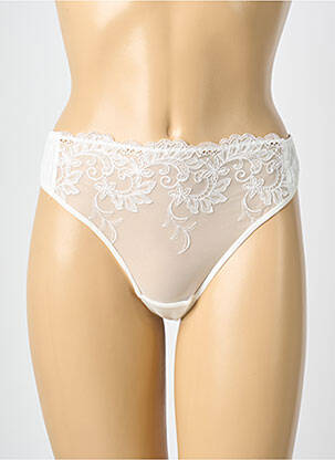 Tanga elasticitate alb MILLESIA femeie