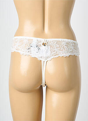 Tanga elasticitate alb MILLESIA femeie