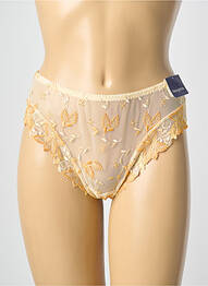 Tanga efect material satinat galben PRIMADONNA femeie