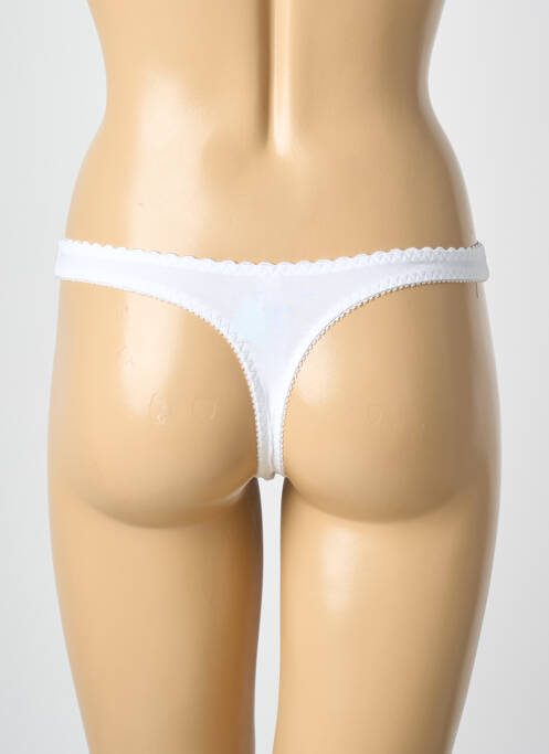 Tanga alb LULUCASTAGNETTE femeie