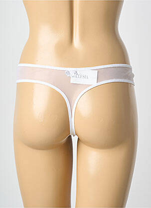 Tanga elasticitate alb MILLESIA femeie