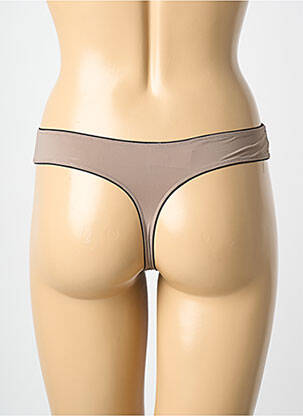 Tanga microfibre maro !OHO! femeie