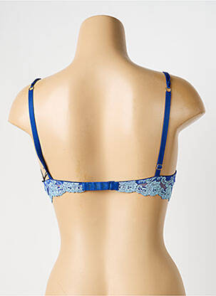 Sutien broderie top sutien modelat albastru AMBRA femeie