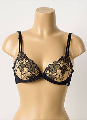 Sutien broderie top sutien modelat negru MILLESIA femeie