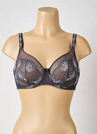 Sutien broderie sutien cupe întregi cu decolteu înalt gri PRIMADONNA femme
