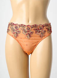 Chilot efect material satinat portocaliu MILLESIA femme