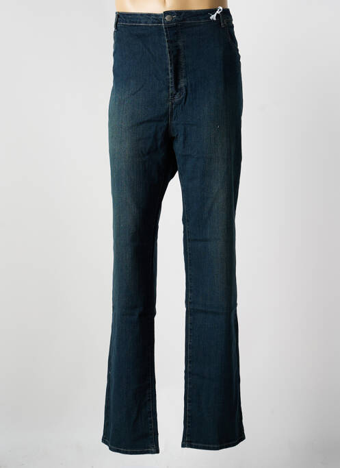 Blugi cu croială dreaptă albastru QUINZE & TREIZE bărbat