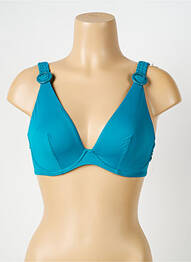 Sutien de costum de baie cu armatură albastru AUBADE femme