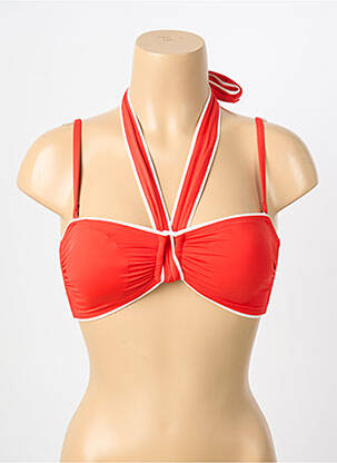 Sutien de costum de baie top bentiță top bentiță portocalie AUBADE femeie