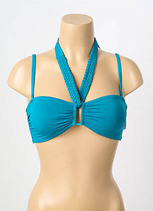 Sutien de costum de baie top bentiță top bentiță albastru AUBABE femeie