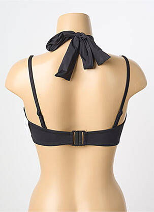 Sutien de costum de baie top bentiță top bentiță negru AUBABE femeie