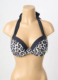 Sutien de costum de baie elasticitate top sutien modelat negru AUBADE femeie