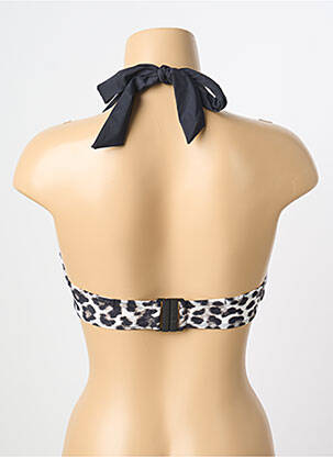 Sutien de costum de baie elasticitate top sutien modelat negru AUBADE femeie