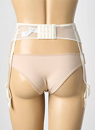 Corset/jartieră broderie alb CHANTELLE femeie