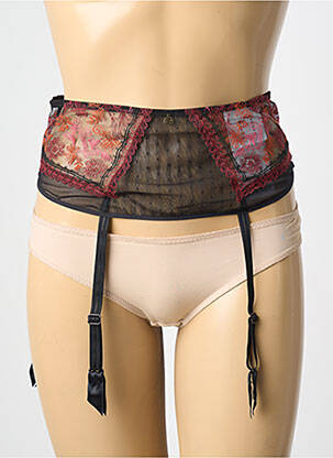 Corset/jartieră broderie negru CHANTELLE femeie