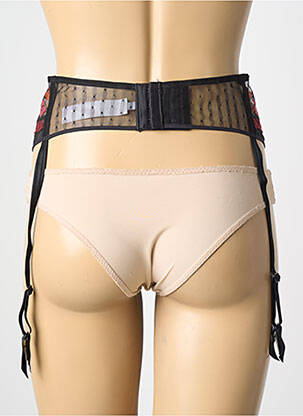 Corset/jartieră broderie negru CHANTELLE femeie