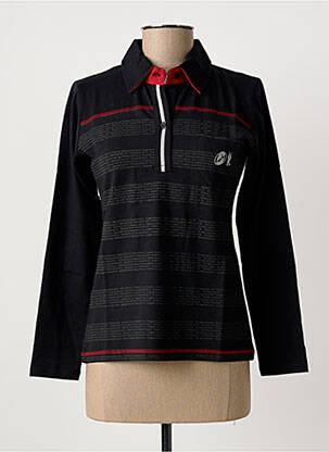 Polo negru HAKA DANCE femeie