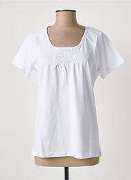 Tricou mâneci lungi mâneci lungi alb ERIC TABARLY femme