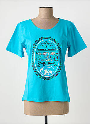 Tricou albastru COMPTOIR DU RUGBY femeie