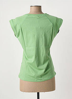 Tricou elasticitate mâneci scurte verde CLOUD'S femeie