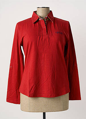 Polo roșu COMPTOIR DU RUGBY femeie