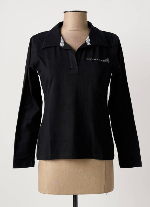 Polo negru THE HAKADANCE femeie