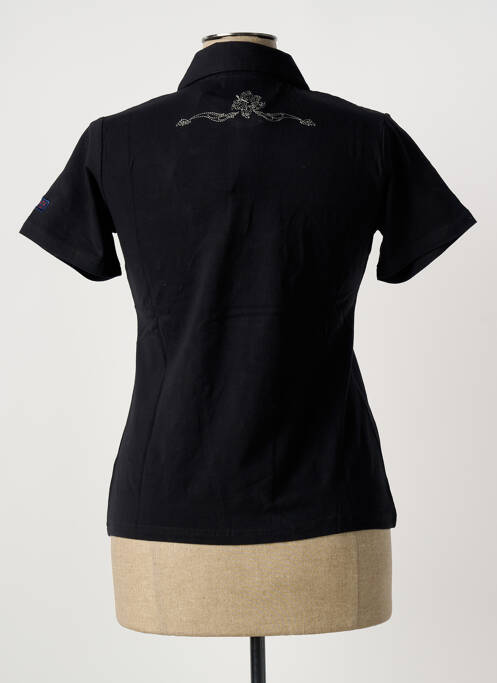 Polo negru THE HAKADANCE femeie