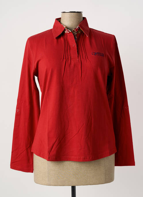 Polo roșu COMPTOIR DU RUGBY femeie
