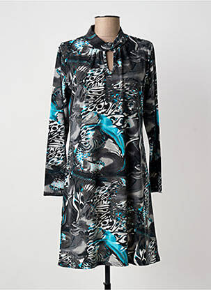 Rochie scurtă gri MARBLE femeie