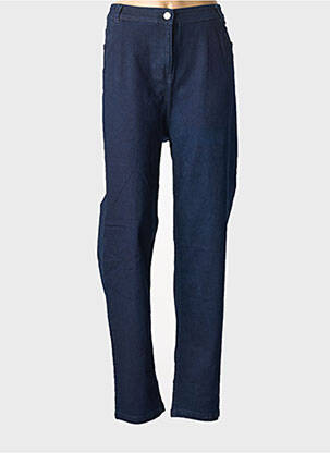 Blugi cu croială slim albastru AGATHE & LOUISE femeie