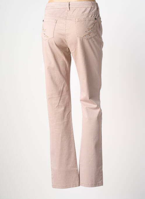 Blugi cu croială slim maro AGATHE & LOUISE femeie