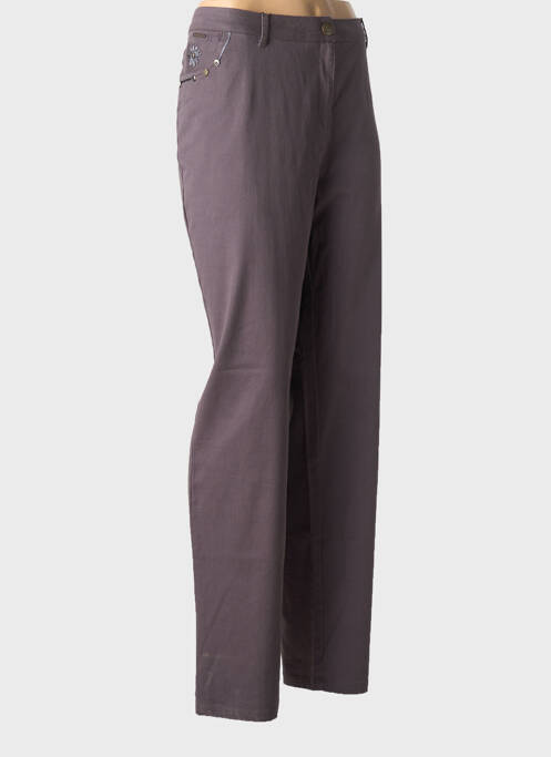 Blugi cu croială slim gri AGATHE & LOUISE femeie