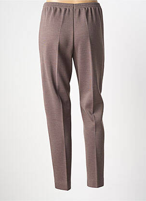 Pantalon slim talie elastică mărime normală maro GRIFFON femeie