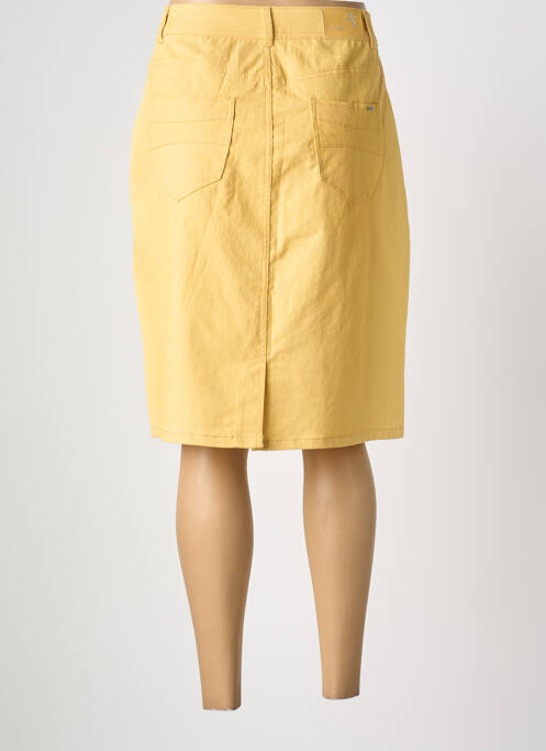 Fustă midi galben GRIFFON femeie